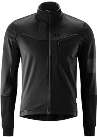 Gonso Valaff, Herren Fahrradjacke, Wasserabweisende Softshelljacke, Winddicht, G-Shell für optimale Wärmeisolierung, Enganliegende Passform, PFC-frei