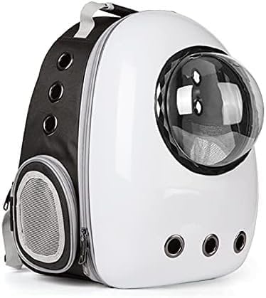 Katzen-Rucksack, Tragetasche, mittelgroße Haustier-Tragetasche für Hundetragetasche, Harter Blasenrucksack, erweiterbar, Reise, Wandern, Rucksack, Welpen, Kuppel