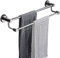 AYVADA Handtuchstange, Edelstahl, doppelter Handtuchhalter, Wandmontage, Handtuchstange, lang, 80 cm, 90 cm, 100 cm, 110 cm, 120 cm, Handtuchhalter, poliertes Finish (Größe: 120 cm)