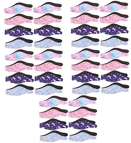BESPORTBLE 40 Stk schwimmende Ohrstöpsel Schwimmstirnband für Kinder Sport Stirnband surfen surfs up Ohrhörer Schwimmen Stirnband Erwachsene Badestirnband Yoga Schal Ohrenschützer Wasserkopf