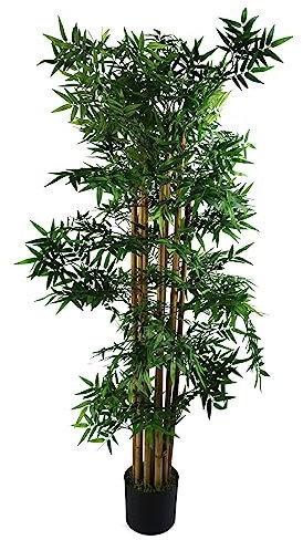 Leaf Design UK Plantes artificielles en Soie Bambou Oriental 150 cm