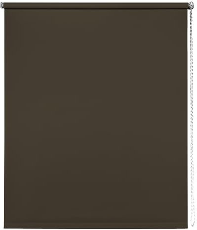 Made to Measure Thermal Blackout Blinds, Chocolate, 165cm Drop - Cut to Fit Blackout Roller Blinds For Inside and Outside Recess Fitting Window Blinds of Multiple Colours by New Edge Blinds