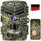 XTU Wildkamera mit Bewegungsmelder Nachtsicht - 2,7K 48MP Wildtierkamera WLAN mit 64GB SD Karte Handyübertragung App,0,2s Jagdkamera,950nm No Glow Infrarot Nachtsichtkamera Outdoor,IP66 Wasserdicht