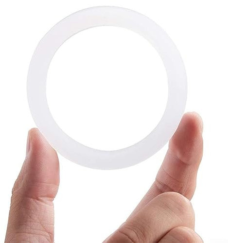 CARMOTTER Replacement Spare Silicone (Better Than Rubber) Gasket Seal Ring, Coffee Espresso Moka Stove Pot Top Silicone, For Espresso Pots(6 cup+sieve)