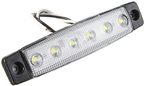 Marker Lights Weiß Seitenmarkierungsleuchte Für Anhänger LKW Boot BUS Anzeige RV Lampe Seitenmarkierungsleuchte