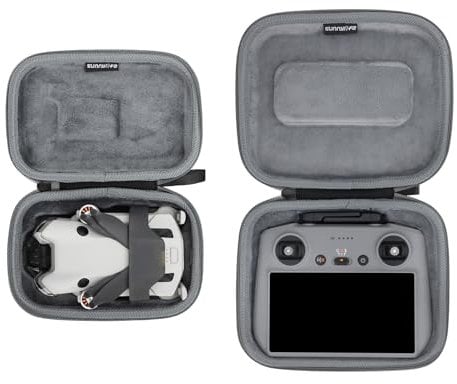 IRCtek Custodia da trasporto per DJI Mini 4 Pro, compatibile con drone e controller, Grigio