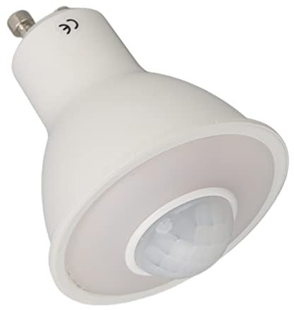 Fafeicy GU10 Light Bulb, GU10 Led Motion Sensor Infrared Human Induction Replacement Bulb Warm Light for Ceiling Corridor Porch Laundry Garage, Led Bulbs