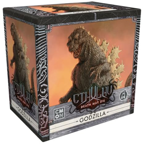CMON, Cthulhu: Death May Die – Godzilla, Erweiterung, Expertenspiel, Dungeon Crawler, 1-5 Spieler, ab 14+ Jahren, 90-120 Minuten, Deutsch, Mehrsprachig