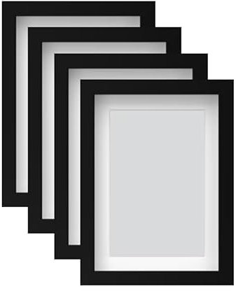 Generisch RÖDALM (4er Pack) Bilderrahmen 13x18, schwarz (RIBBA NACHFOLGER)