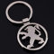 DXTYHB Auto Porte-clés pour Peugeot Partner, Porte Clef Voiture pour Voiture Accessoire Porte-clés de Voiture Cadeaux pour Homme Femme,Silver