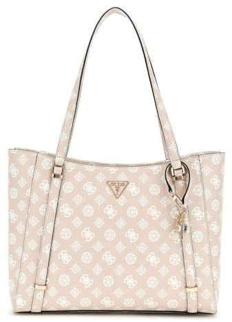 GUESS Eco Erica Elite Tote Bag Sand Logo