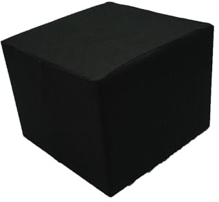 ZeugLung Hockerbezug Quadratisch, Schonbezug für Hocker Bezug überzug, Ottomane Husse, Fußhocker Sitzhocker Sitzbezug 40x40 45x45