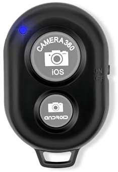 Bluetooth Camera Remote Shutter, Wireless Remote Shutter Release for iPhone & Android, Selfies, Group Photos & Vlogging