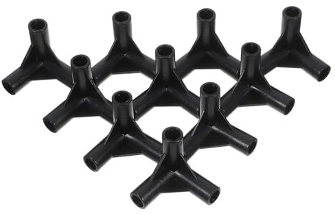 ibasenice 24 Stück Zeltstangenverbinder für Vordächer Pe Gartenstützen Eckverbinder Langlebige Zeltzubehörteile für Einfache im Freien