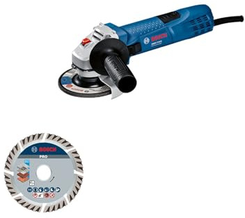 BOSCH ROBERT Smerigl, 720 W, Gws 7-115 und Disco