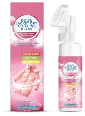 Down Washing Detergent, Dry Cleaning Spray For Coats, Waterproofing Wash For Jackets, Dry Cleaning Agent For Stain And Oil Removal, Gentle And Non Irritating, Easy To Clean, 100Ml
