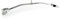 CAPITAL SPORTS Stret 38 LGB Kabelzuggriff Griffstange (97 cm (38), drehbare Kupplung, gerändelte Griff-Flächen, abrutschsicher, Stahl) verchromt