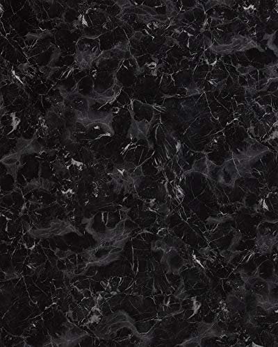 Wandpaneel Marmor Optik WallFace 19341 MARBLE BLACK Wandverkleidung glatt in Naturstein Optik glänzend selbstklebend abriebfest schwarz grau 2,6 m2