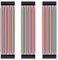 Oiyagai 120pcs Multicolored Dupont Wire 20cm 40pin Male to Female, 40pin Male to Male, 40pin Female to Female Breadboard Jumper Wires Ribbon Cables Kit for arduino