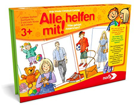 noris 606011690 - Alle Helfen, Sachen-Suchspiel
