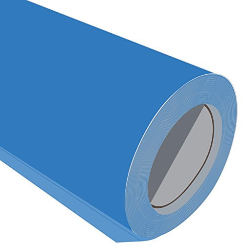 JCM Graphics Sky Blue Iron On Garment Vinyl Roll 500mm 2M