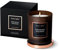 Home Lights Luxury Designer Scented Jar Candle, Rosegold Steel Lid and Silky Coloured Glass 100% Nature Soy Wax, 7.19 oz, Highly Scented & Long Lasting-Rosewood Macaron