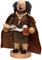 Dekohelden24 Holz Räuchermann Mönch, L/B/H: 11 x 8 x 18,5 cm.