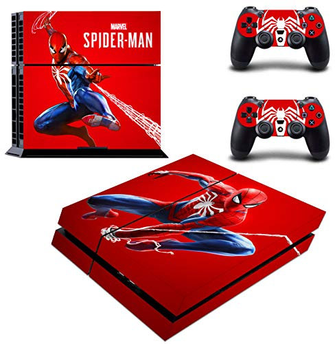 Vanknight Autocollant en vinyle pour manettes de PS4 Rouge