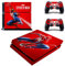 Vanknight Autocollant en vinyle pour manettes de PS4 Rouge