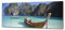 ConceptCrystal Modernes Glasbild 125 x 50 cm – Schiff