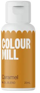 Colour Mill Oil Blend Caramel Lebensmittelfarbe auf Ölbasis - Lebensmittelfarben für Schokolade, Fondant, Cupcakes, Kuchen, Backen, Macaron - Food Coloring für Tortendeko - 20ml