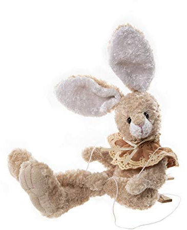 Charlie Bears - Adelphi 2021 Hasen-Teddy-Marionettenpuppe | 35,6 cm Kaninchen