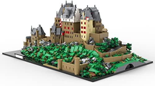 BlueBrixx Pro 103827 – Burg Eltz aus Klemmbausteinen mit 6085 Bauelementen. Kompatibel mit Anderen Klemmbausteinen. Lieferung in Originalverpackung.