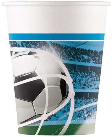 Procos Pappbecher Fußball 200ml/8Stk. FSC