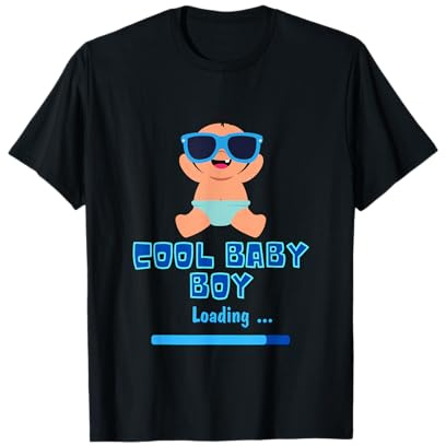 Cool Baby Boy loading Genderparty Schwangerschaft It's a Boy T-Shirt