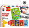 Marabu 0311000000102 - KiDS Dot Pen Set Tiere 4 x 25 ml, Punktfarbe auf Wasserbasis für dotting Technik, trocknet matt und erhaben auf, für bunte Bildgestaltung mit der Dot Painting-Technik