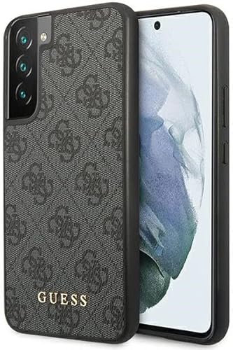 Hülle Guess GUHCS23MG4GFGR Samsung S23+ S916 grau 4G Metal Gold Logo