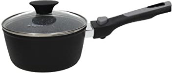 Tognana Space Saving Casseruola con coperchio 16 cm con manico amovibile
