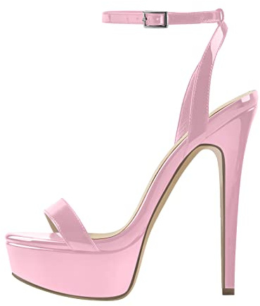 Only maker Sandalias de tacón alto para mujer