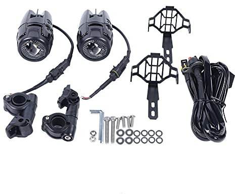 Motorrad Nebelleuchte Zusatzscheinwerfer Kompatibel mit BMW R1200GS F800GS Lauflicht LED Zusatzscheinwerfer