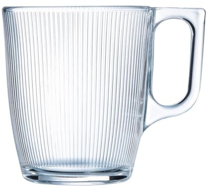 Luminarc Stripy Mug Vidrio 25cl Sodo Apto Microondas Apto Frigorífico Reciclable