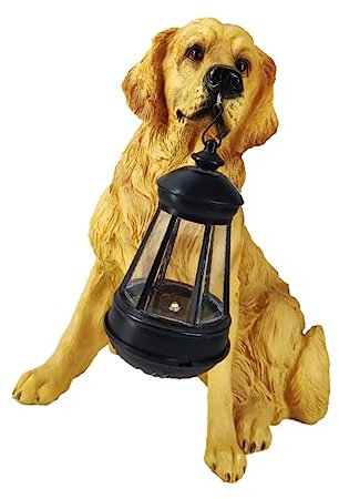 OSALADI Solarlampe Hund Deko Realistischer Led Garten Ornament Nachtlicht Für Außenbereich Für Hunde- Und Gartendekoration
