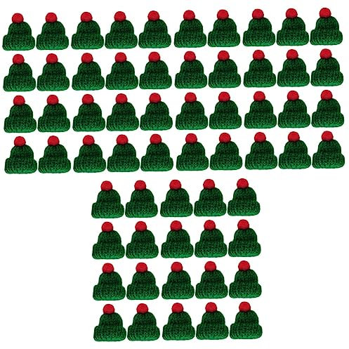 Abaodam 3 Sets Weihnachtsmütze Aus Feiner Strickwolle 4 Farbsets Weihnachtsdekoration Handy- Weihnachtszubehör Weihnachtsmützen Wollmütze Zur Dekoration 20 Stück * 3