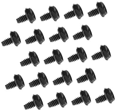 Uonlytech 200pcs Screw Power Supply Screws Washers for Computer Case Motherboard Mounting Hardware Fastener Kit
