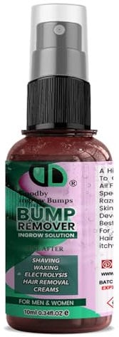 Bump Removal & Piercing Bump Treatment Shrinking Drops | Bump Free Piercing Aftercare | Piercing Cleaner & Keloid Scar Removal | for Piercing Bumps and Keloids 10ML SPRAY