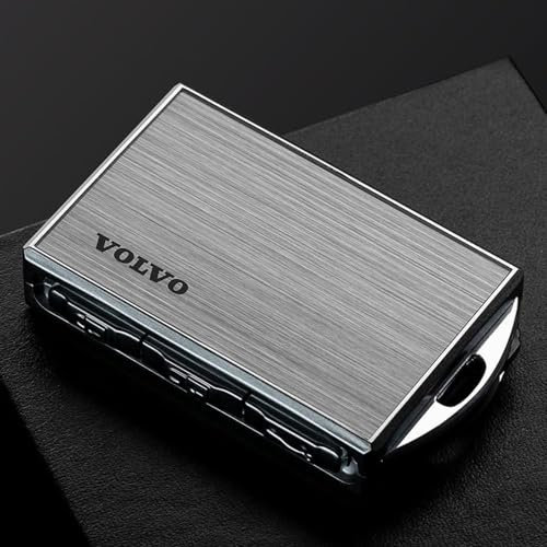 DOFFO Auto Schlüsselgehäuse für Volvo XC60 S90 S60 XC40 XC90 V40 V60,Schlüsselhülle rutschfest Sturzsicher Reibungsfest Ersatz Autoschlüssel Hülle Schlüssel Cover Autozubehör,D