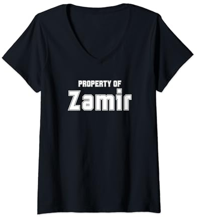 Donna Divertente nome asiatico islamico regali musulmani proprietà di ZAMIR Maglietta con Collo a V