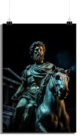 25 Artstreet Marcus Aurelius Zitat Poster - Inspirierendes römisches Kaiser Zitat - Hochwertiges Poster - Perfekt zum Einrahmen (Size 61x91)