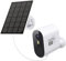 AOSU 7S Hinzugefügt Überwachungskamera Aussen Solar, (Funktioniert nur wenn mit Homebase verbunden ist), ohne Homebase, 5MP Auflösung, 166°Weitwinkel, Farbnachtsicht, mit Solar Panel