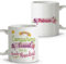 LolaPix Regalos jubilacion. Taza personalizada. Tazas de cafe. Regalo compañera trabajo. Detalles compañeros de trabajo. Taza cerámica 330 ml.